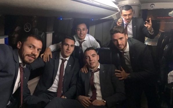 Un rayo retrasa la llegada del Celta a Madrid