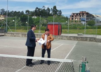 A Xunta renovará as pistas de tenis da Canuda