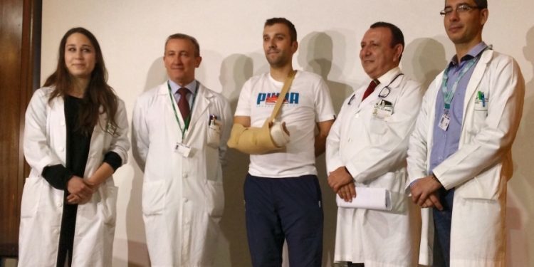 Povisa completa un reimplante de brazo a un trabajador de las obras del AVE