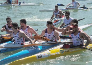 La carrera olímpica tiene parada en Trasona para los palistas del Kayak Tudense