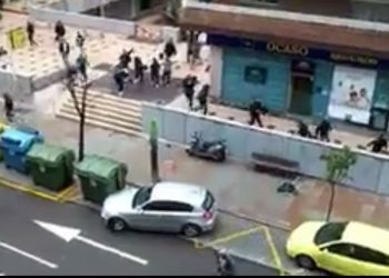 Pelea multitudinaria en Vigo entre ultras del Betis y del Celta