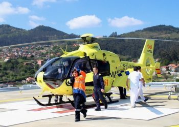 Un simulacro que termina con un caso real