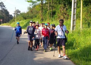 Os alumnos do colexio San José de La Guía inician o seu Camiño Solidario