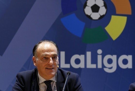 Tebas justifica el trato de favor a los grandes porque «mantiene el talento mundial» en la Liga
