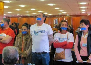 Aprobado el  nuevo reglamento del pleno en Vigo entre gritos del público