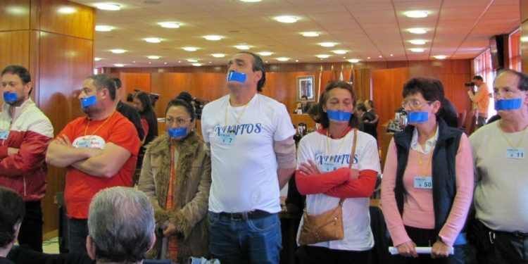 Aprobado el  nuevo reglamento del pleno en Vigo entre gritos del público