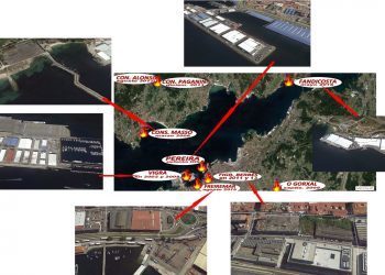 Fandicosta, un nuevo incendio en el infierno de fuegos en la Ría de Vigo