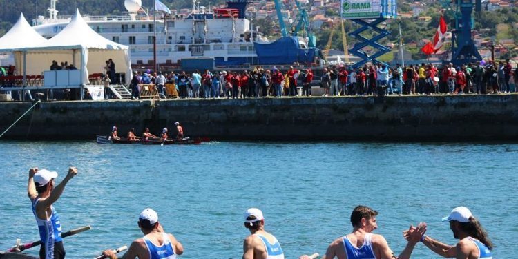 Cuatro medallas se quedan en la ría en el Campeonato de España de Bateles