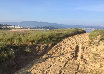 Nigrán retira a pasarela de madeira de Praia América