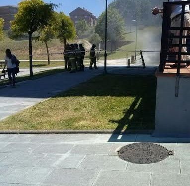 Una parte de Coia, sin luz dos horas tras explotar un transformador