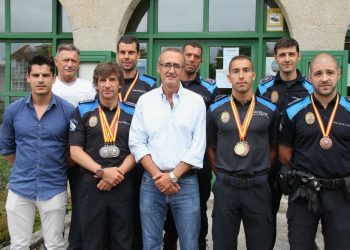 Dos oros, cuatro platas y un bronce para la Policía Local de Nigrán