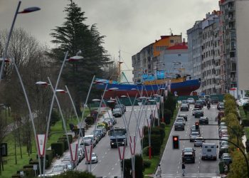 alfageme en la rotonda de coia