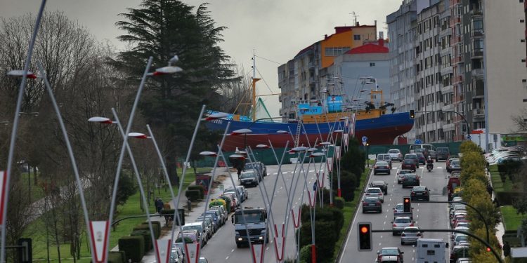 alfageme en la rotonda de coia