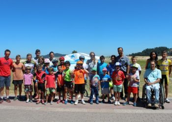 Fin de campus ciclista con actriz famosa