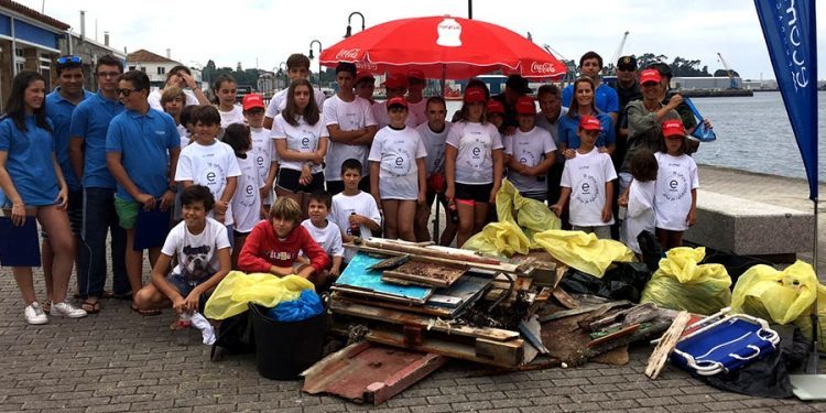 206 kilos de residuos de la isla de Cortegada