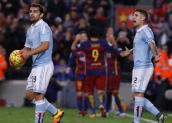 Sancionados por imitar (sin éxito) el penalti de Messi y Suárez contra el Celta
