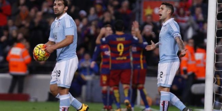 Sancionados por imitar (sin éxito) el penalti de Messi y Suárez contra el Celta