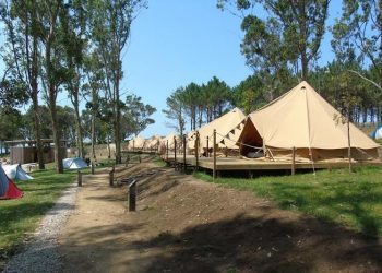 El camping con más «glamour» de Galicia está en Ons