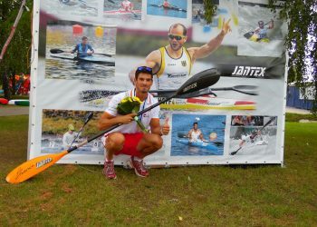 Roi Rodríguez, del Kayak Tudense, bronce en el Mundial sub-23