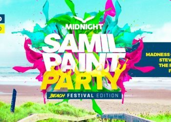 Dos mil litros de pintura para la «gran fiesta del verano»