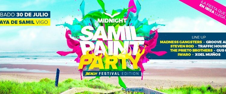 Dos mil litros de pintura para la «gran fiesta del verano»