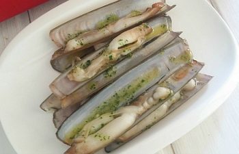 Navajas a la plancha