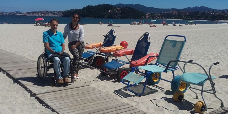 A Ladeira compite por ser la playa más accesible de España