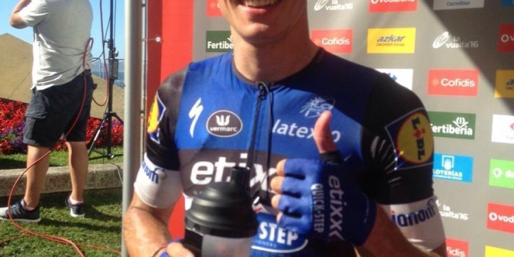 Meersman gana en Baiona al esprint en una etapa con mucho público