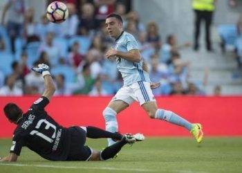 Aspas acelera para estar contra el Real Madrid