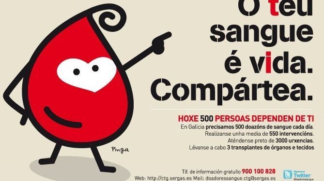 Nigrán lanza o reto de acadar un mínimo de 700 doazóns de sangue