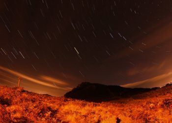 Chandebrito, un palco privilegiado para disfrutar de las Lágrimas de San Lorenzo