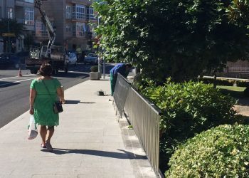 Nigrán implanta o aparcamento en espiga no centro urbano