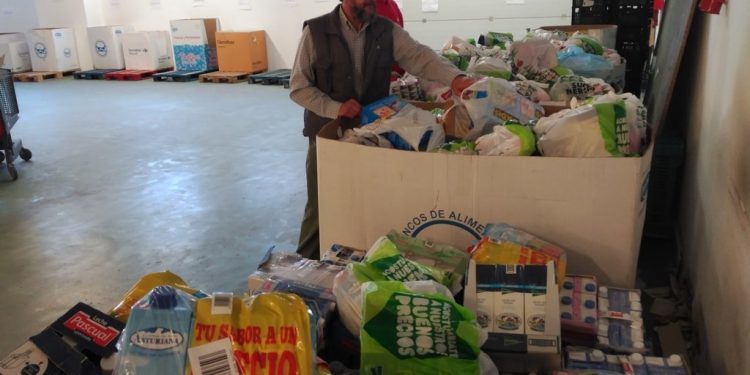 El Banco de Alimentos recoge 9.000 kilos de comida en Vigo, Pontevedra y Portonovo