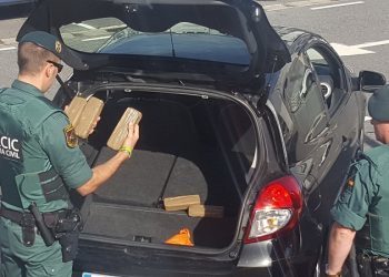 Detenido en el túnel de A Cañiza con tres kilos de heroína en el coche