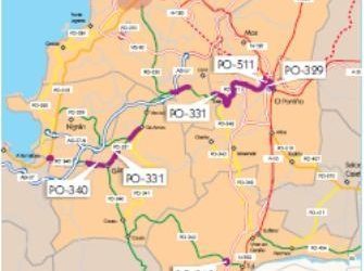 A Xunta asfaltará a PO-340 ao seu paso por Tui, Gondomar e Nigrán