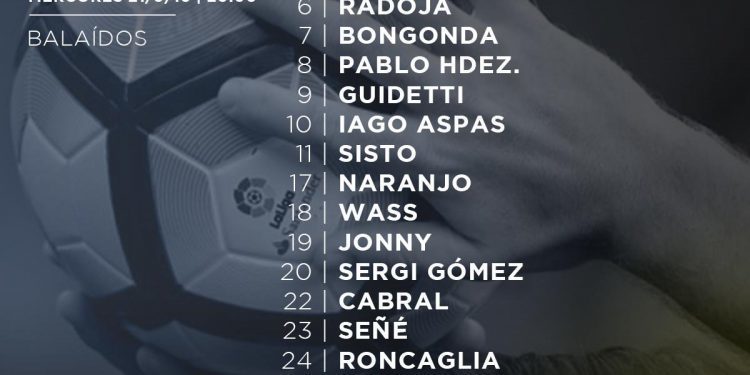 Marcelo Díaz entra en la lista y se quedan fuera Rubén, Costas, Fontás y Lemos