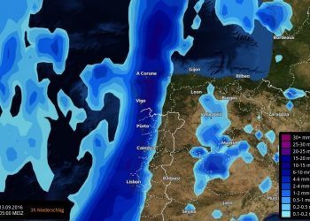 Aviso de cambio brusco del tiempo con fuertes lluvias y tormentas en Galicia