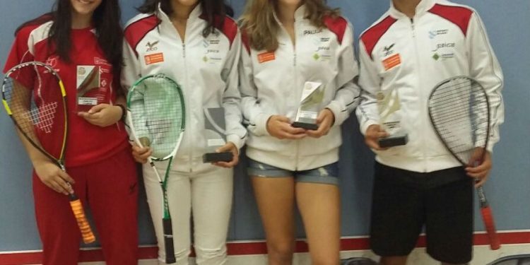 Cuatro podios para el Vigo Squash en la Copa de España