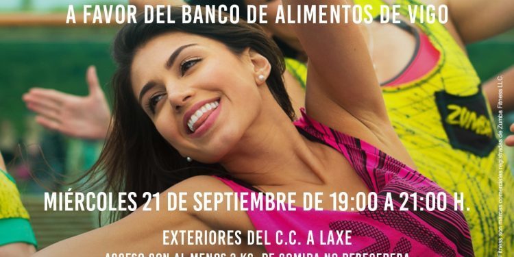 Clase solidaria de zumba a favor del Banco de Alimentos