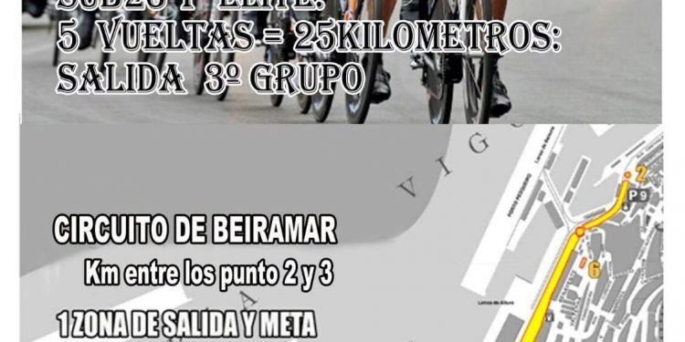 Vigo acolle este domingo o Campionato de Galicia de contrarreloxo por equipos