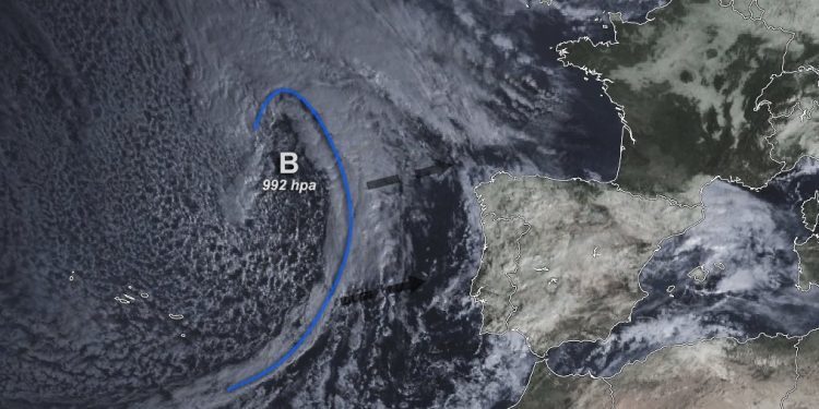 Ampliado el aviso amarillo por fuertes lluvias y viento en las Rías Baixas