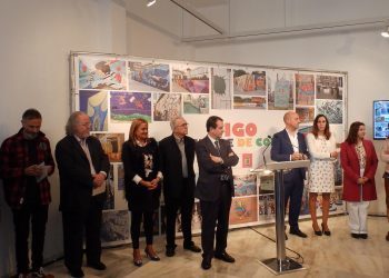 El color de Vigo, desde el cielo de sus medianeras