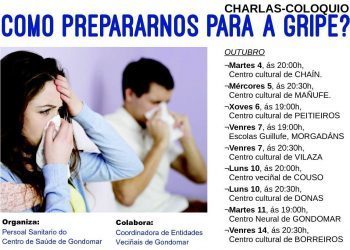 Gondomar organiza charlas parroquiais sobre a campaña da gripe