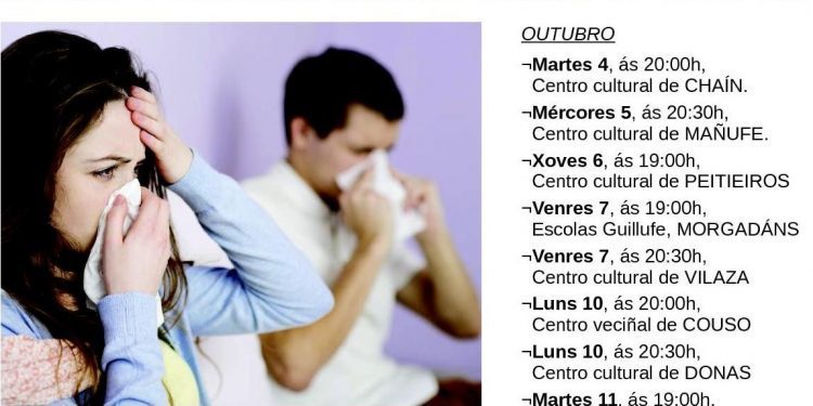 Gondomar organiza charlas parroquiais sobre a campaña da gripe