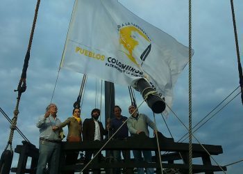 La «Nao Victoria» atraca en Baiona y abre sus cubiertas al público