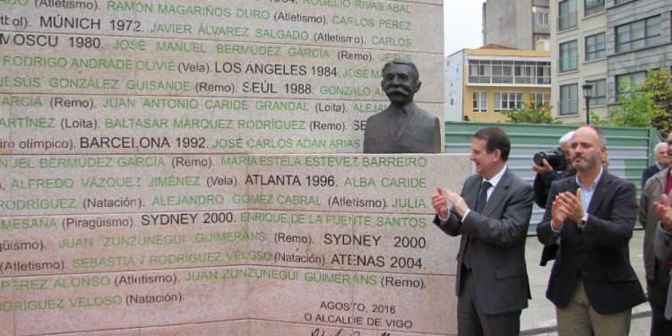Vigo rende homenaxe aos seus olímpicos e paralímpicos cun monumento