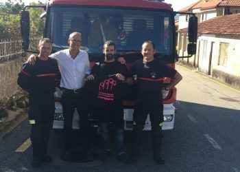 Un bombero de Nigrán acude a Grecia para ayudar a los refugiados