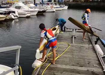 El Club Piragüismo Olívico se suma a la moda del ‘Mannequin Challenge’