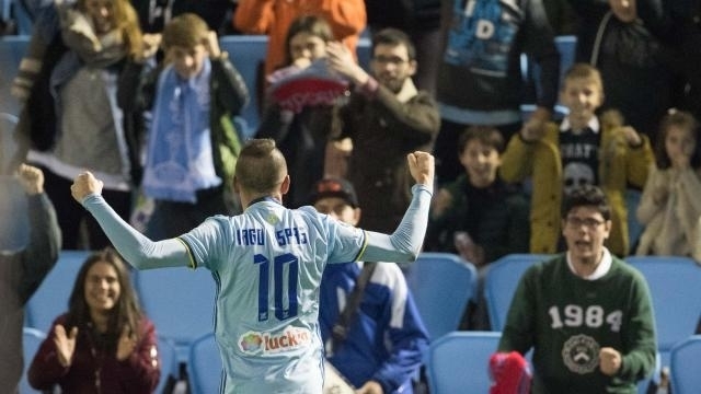Iago Aspas destroza la muralla del Granada en un partido con un pequeño susto final