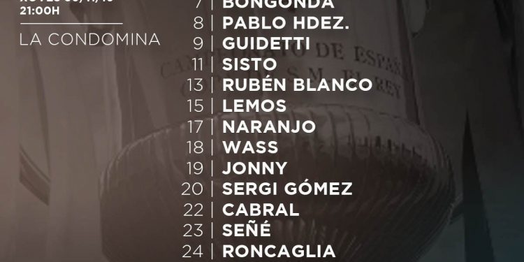 Sergio, David Costas y Naranjo serán titulares ante el UCAM Murcia